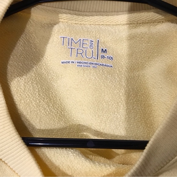 Yellow  Crewneck Sweatshirt - Picture 3 of 4